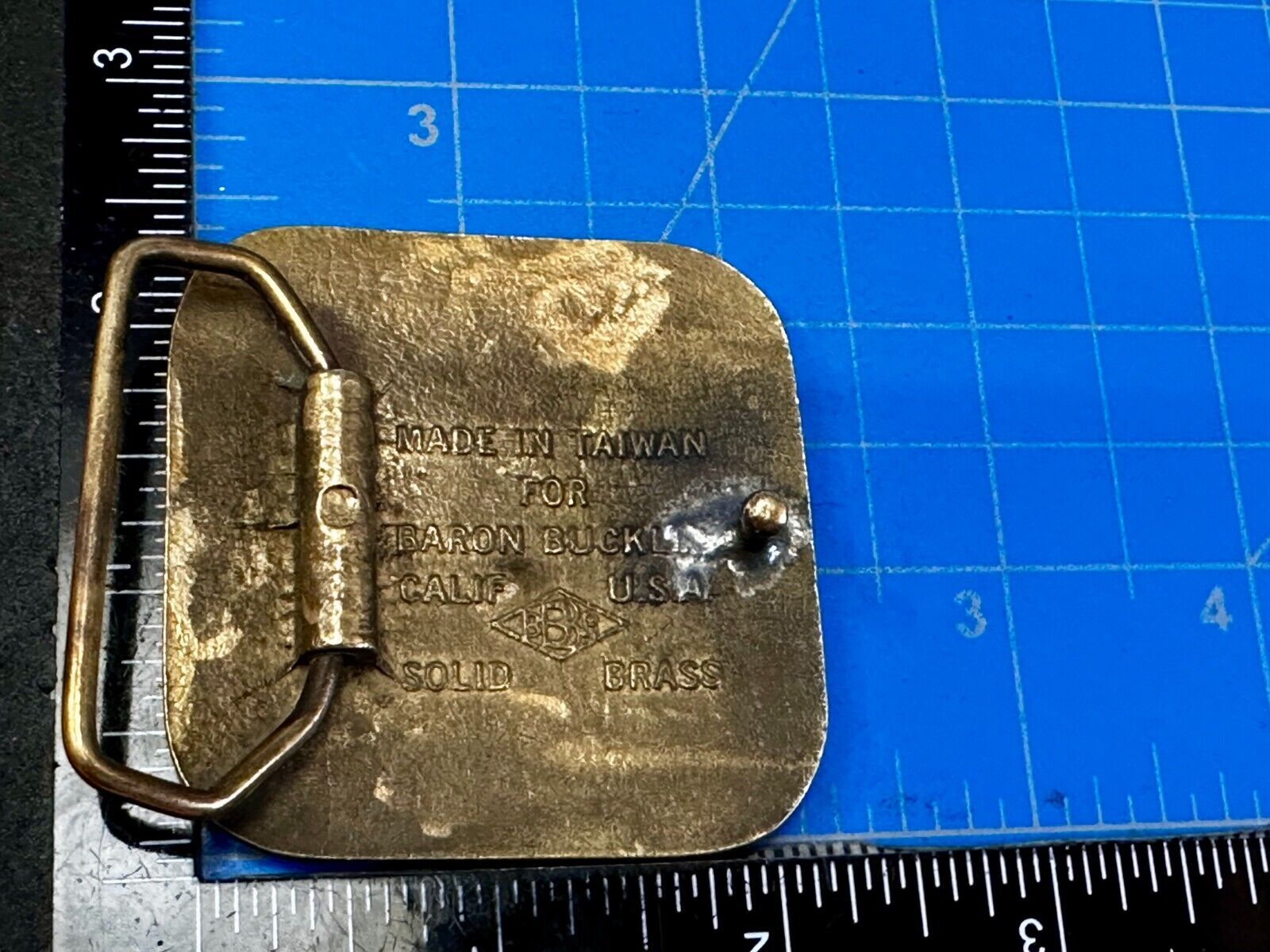 USPS United States Postal Service U.S Mail Solid Brass Belt Buckle by Baron BBB