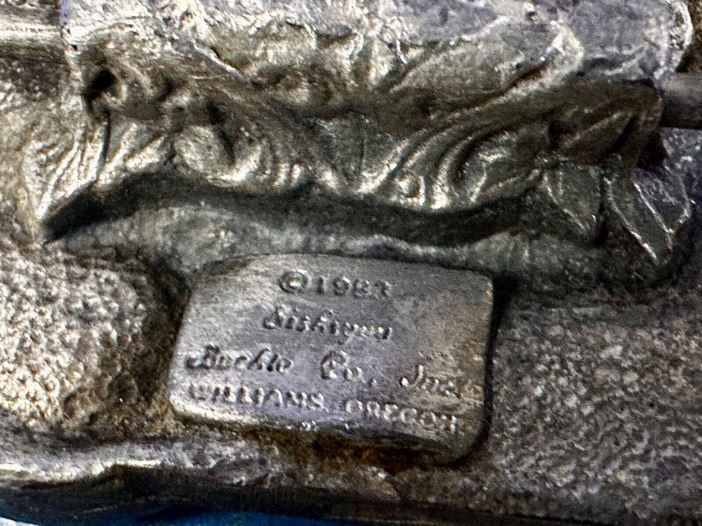 AMES TOOLS The Discovery of the North Pole by Robert E. Peary 1983 Belt Buckle