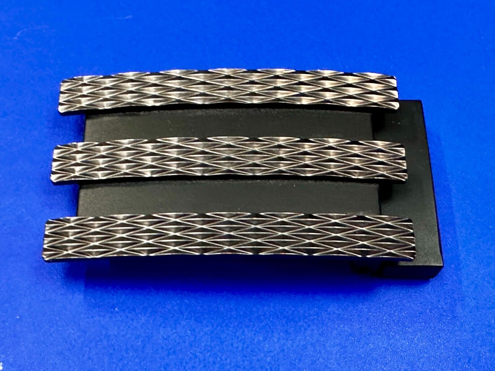 Adidas Golf 3 Stripe Matte Black Color - Trophy Award Style Belt Buckle