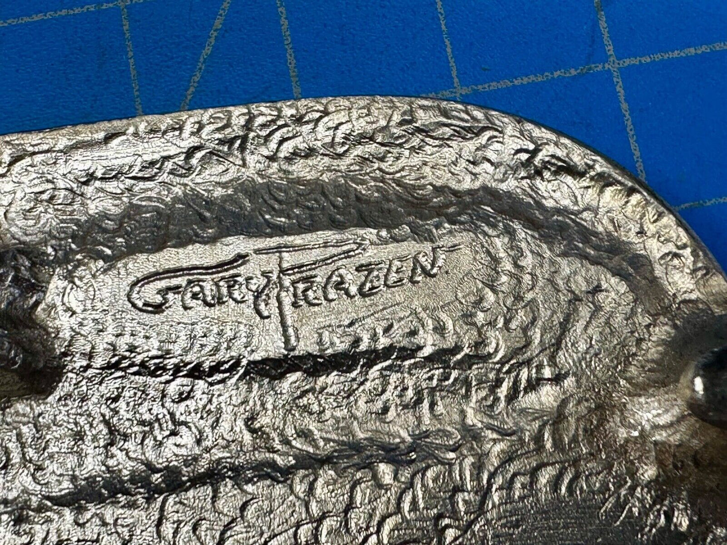 Utah Railway Co Vtg Train Railroad 85 Years - Gary Prazen Sculpture Belt Buckle
