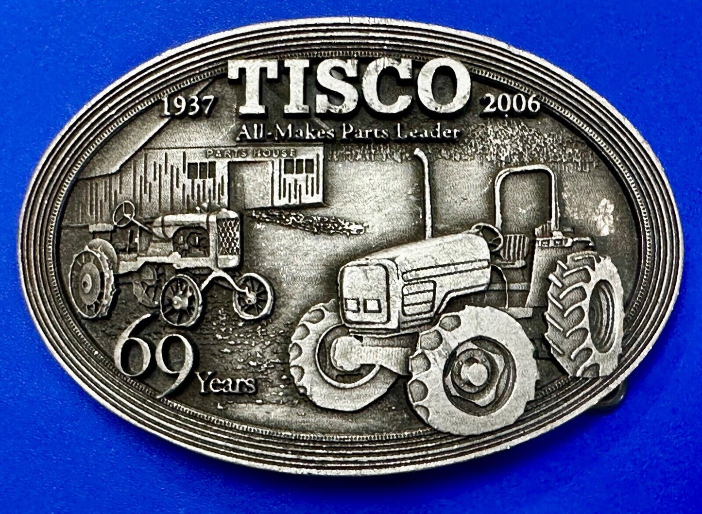 TISCO Tractor Implement Supply Replacement Parts 69 years - 2006 Belt Buckle