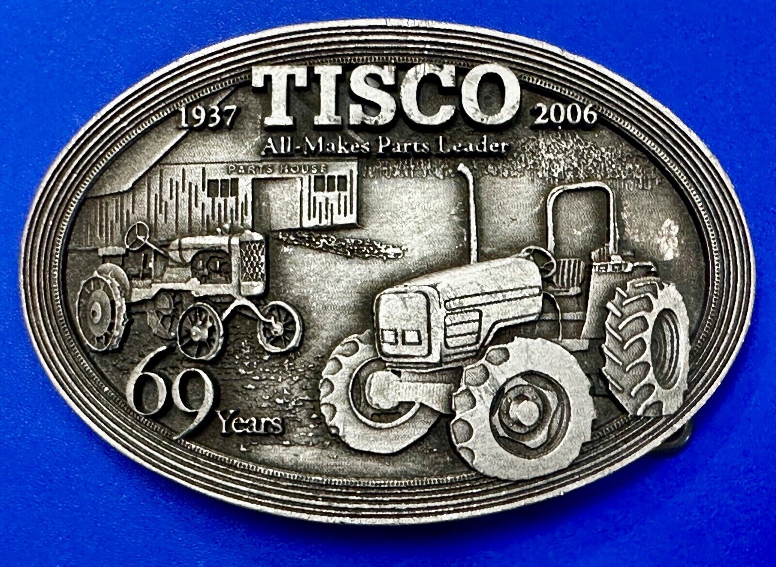 TISCO Tractor Implement Supply Replacement Parts 69 years - 2006 Belt Buckle