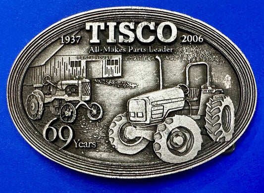 TISCO Tractor Implement Supply Replacement Parts 69 years - 2006 Belt Buckle