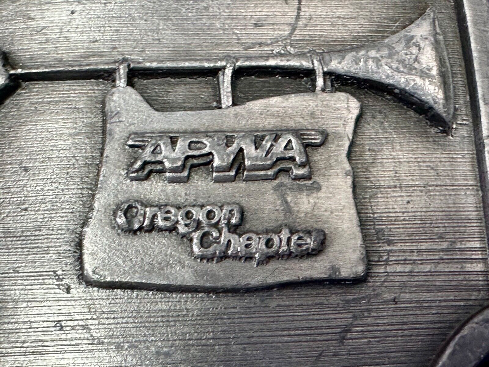APWA Oregon chapter American Public Works Association Conference belt buckle