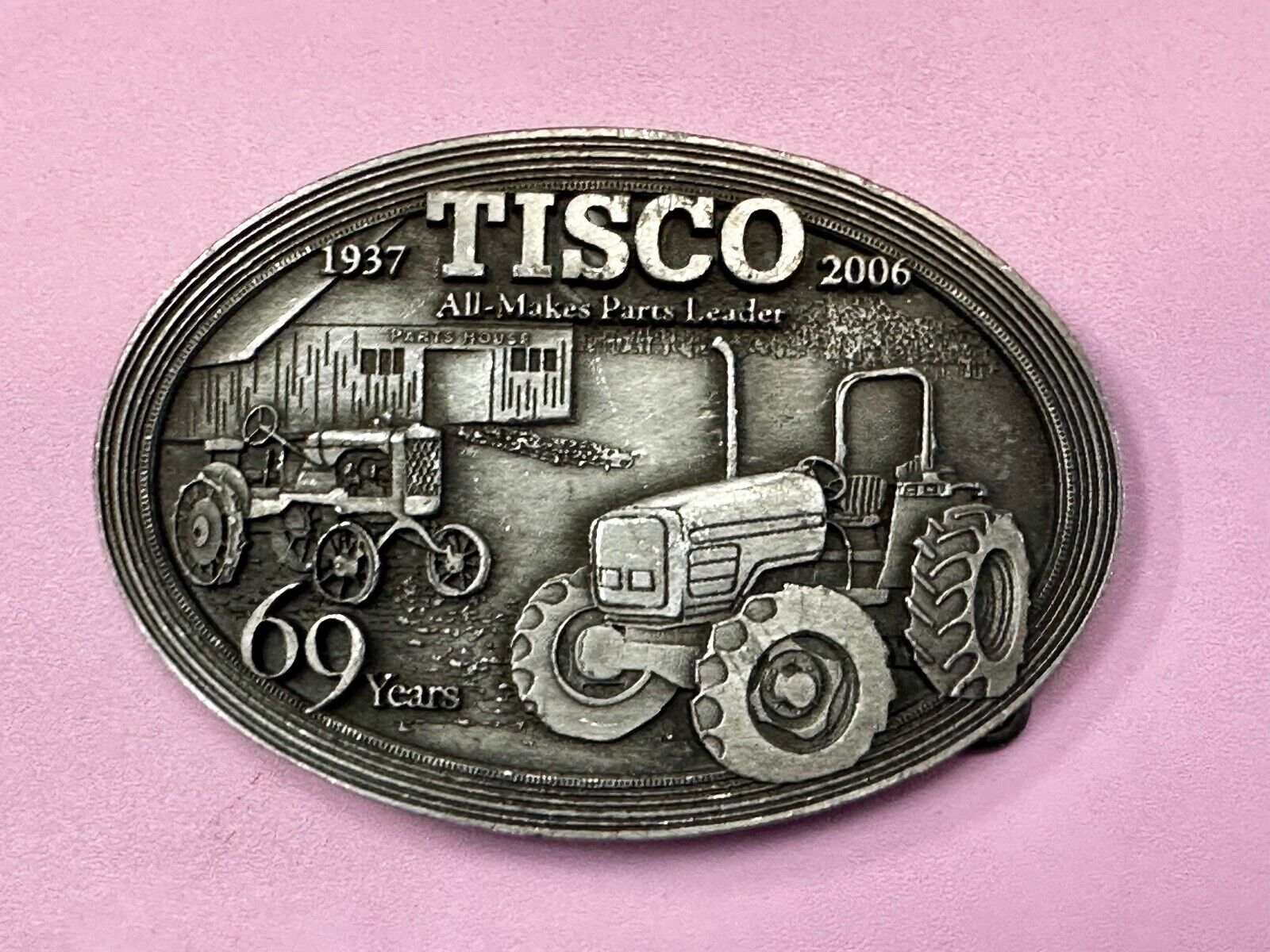 TISCO Tractor Implement Supply Replacement Parts 69 years - 2006 Belt Buckle