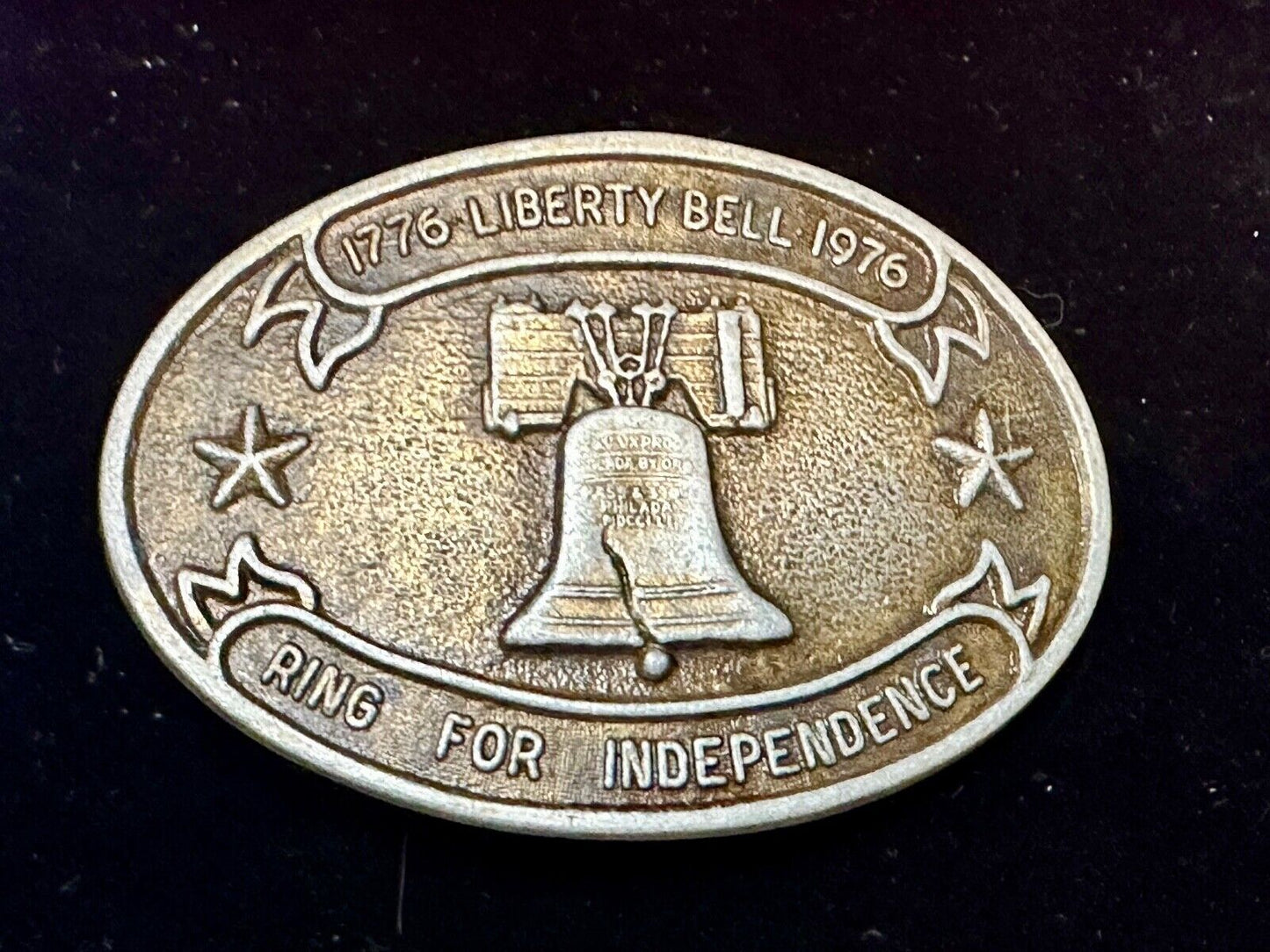 1976 Ring For Independence Bicentennial  LIBERTY BELL USA belt buckle