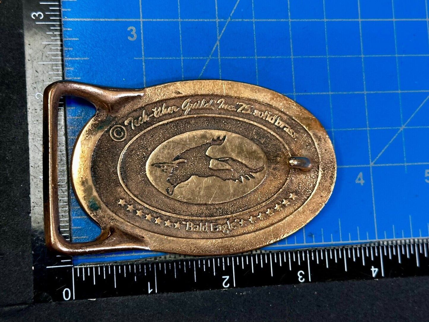 Tech Ether Guild The Eagle - Patriotic Vintage USA America Belt Buckle