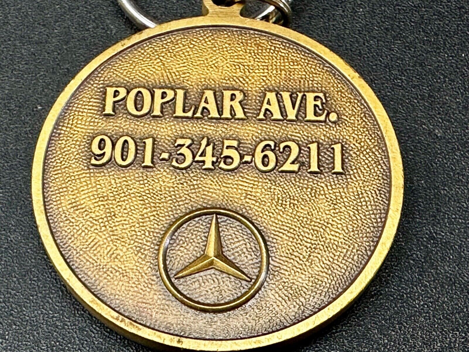 Mercedes Benz Of Memphis Keychain - Key Ring Chain Auto Car Dealers Collectable