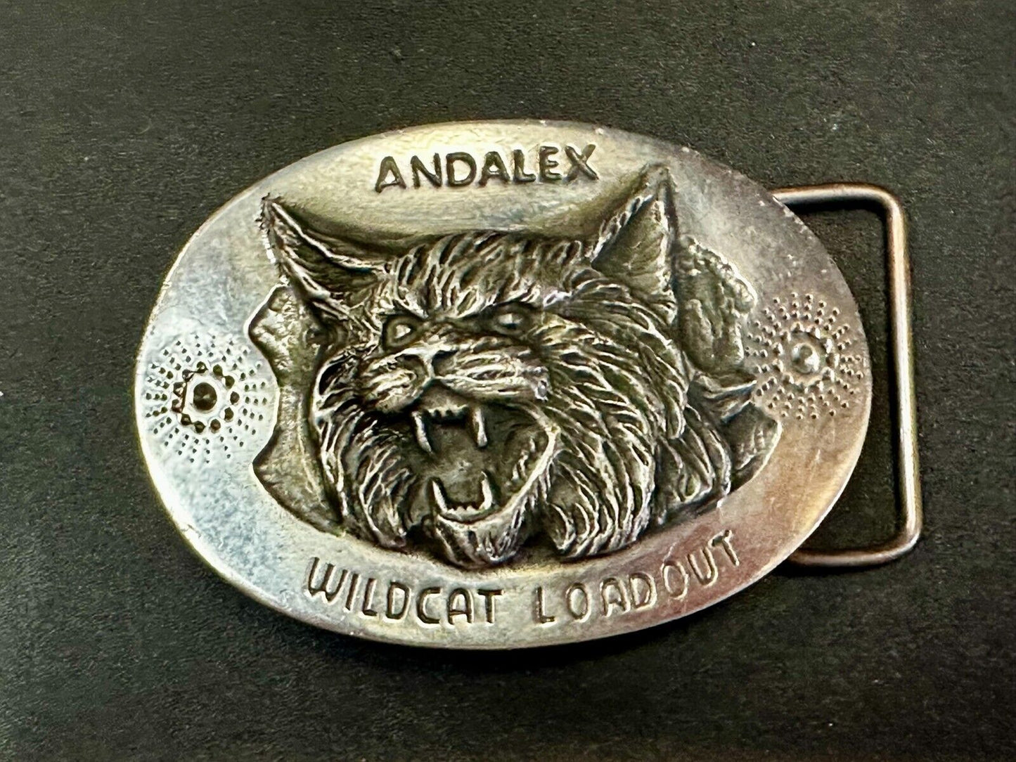 Andalex Wildcat Loadout Vintage Sculpture Belt Buckle by Artist Gary Prazen