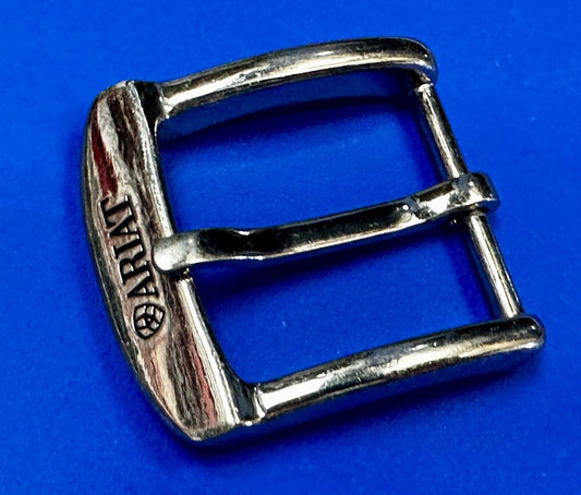 Ariat - Western silver tone ranger style replacement reflective 2"  belt buckle
