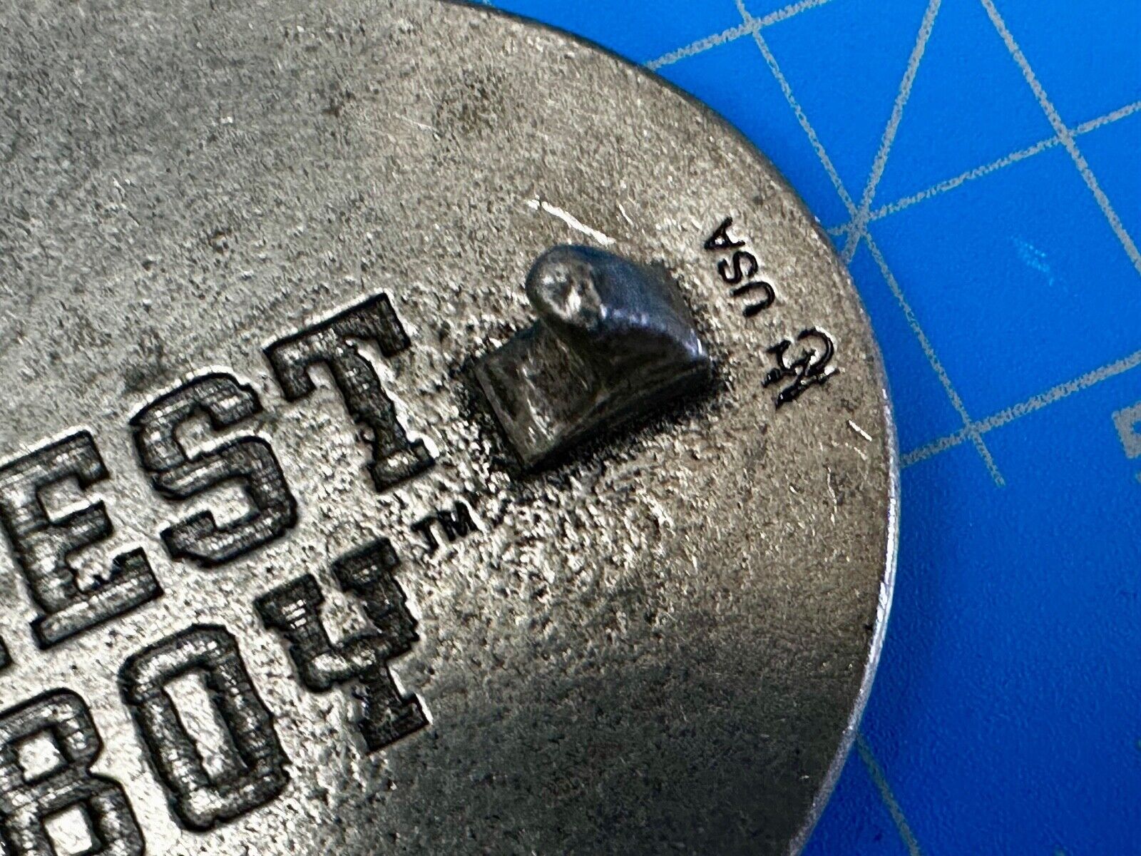 Toughest Cowboy Radio TV Show Commemorative Silver Tone 2007 Belt Buckle