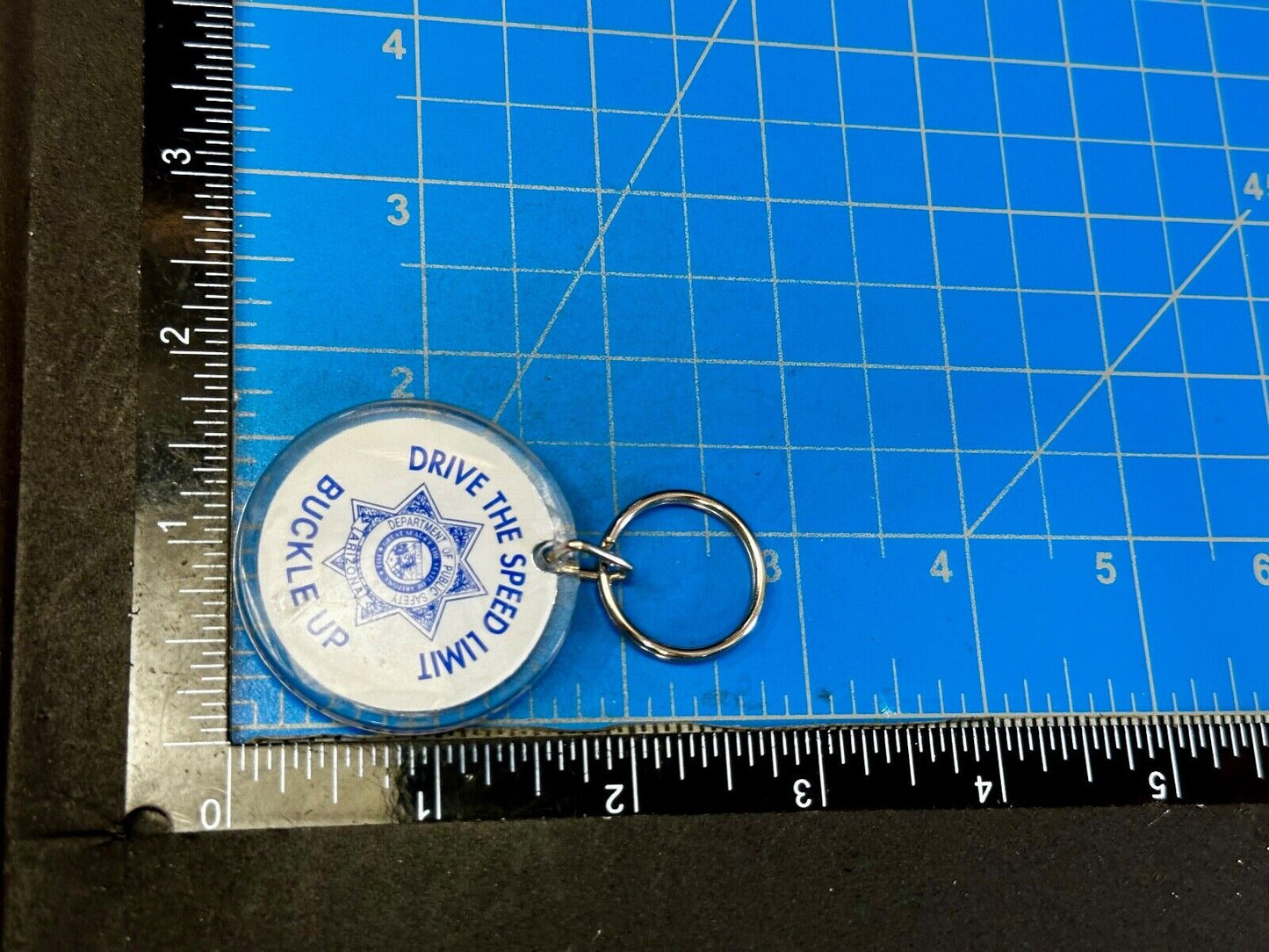 Arizona Department Of Public Safety Keychain - Drive The Speed Limit