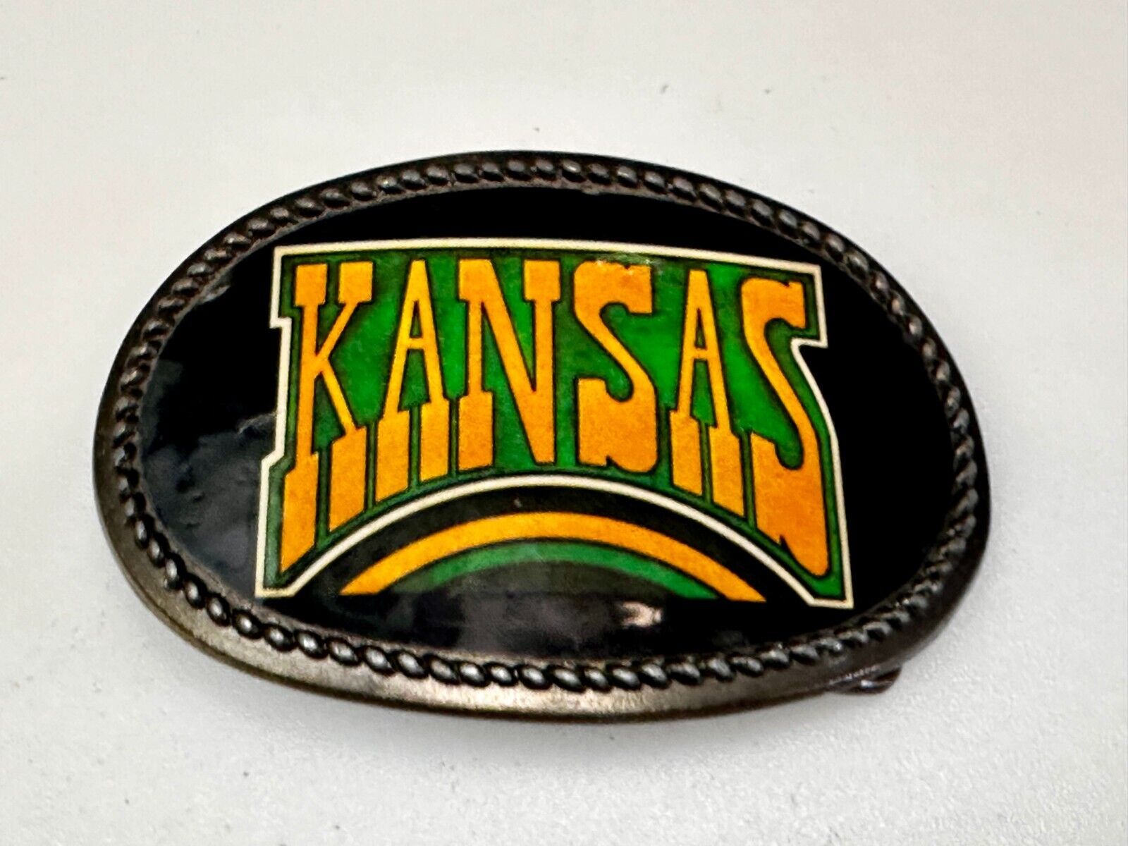 KANSAS Band Iconic Rock Music Themed Collectors Belt Buckle by Midwestern