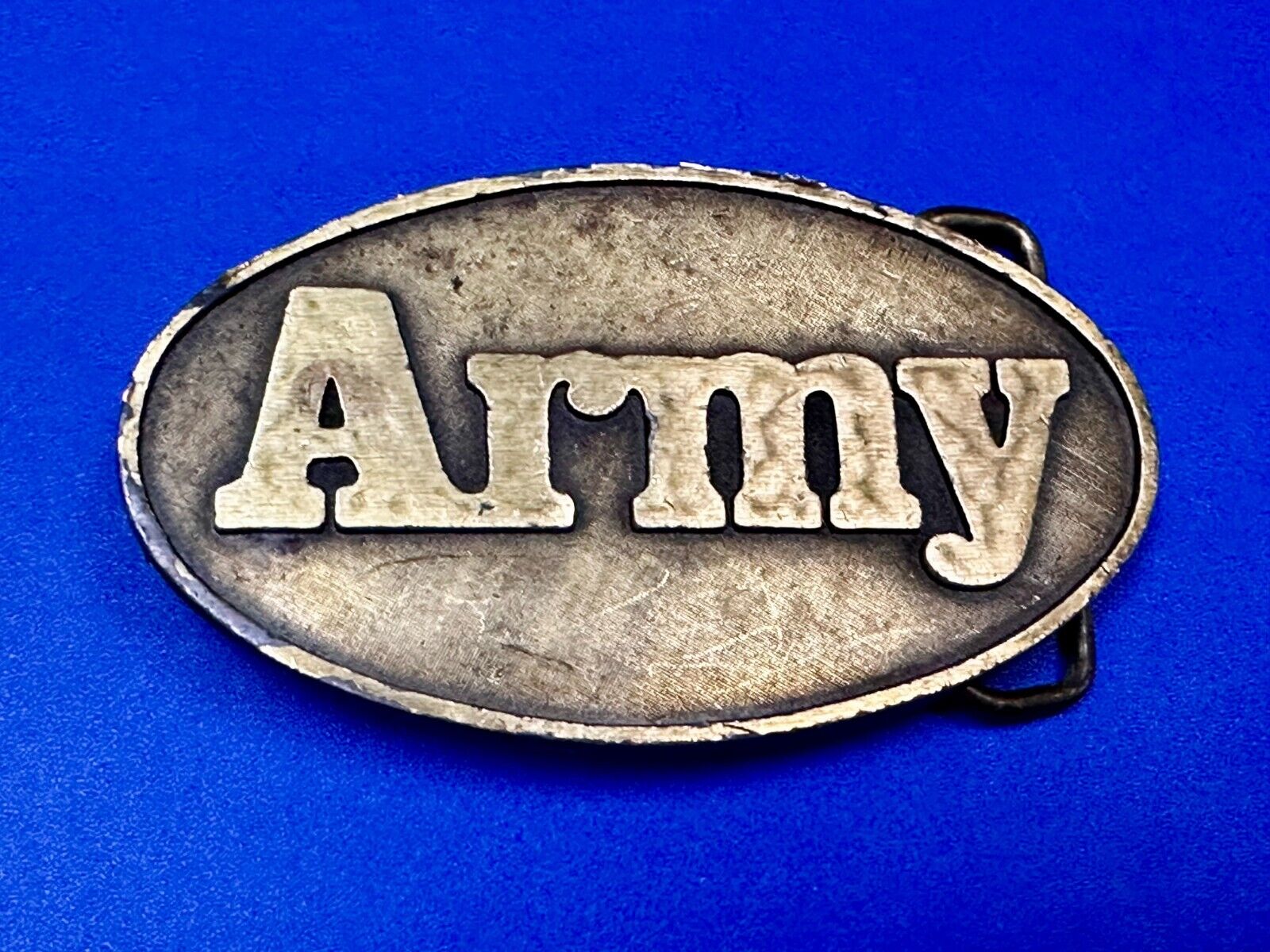 United States Us Army Recruitment Officers Award Vintage Belt Buckle