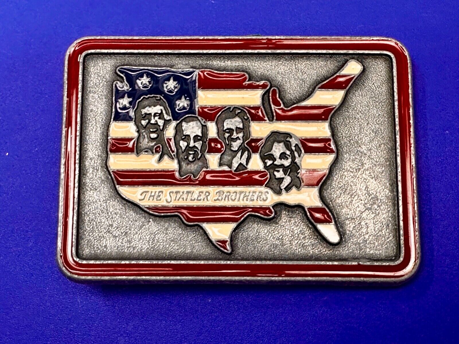 The Statler Brothers Band Country Music Band Record Promo Music Belt Buckle