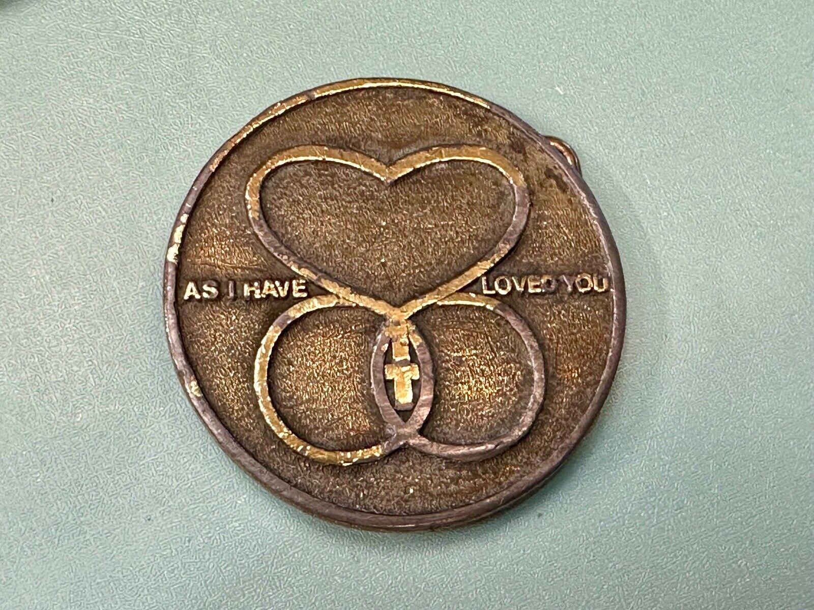 As I Have Love You Marriage Encounter Wife Husband Religious Symbol Belt Buckle