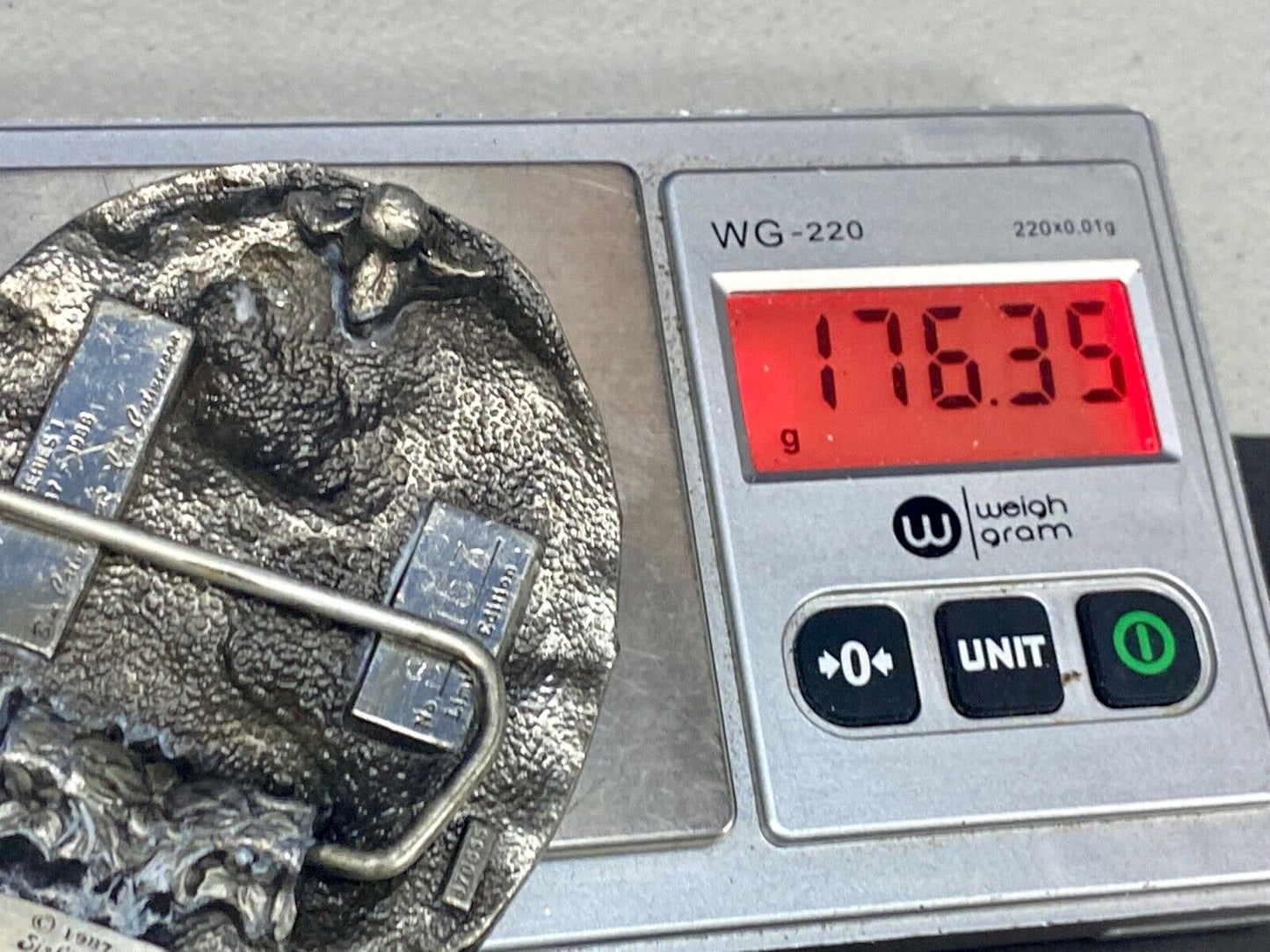 Vtg. Tisco Tractor Implement Supply Agriculture Farm Farming 51 Year Belt Buckle