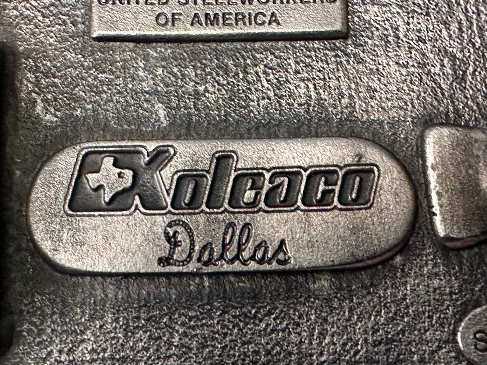 United Steel Workers of America Union Made AFL CIO Belt Buckle Koleaco S160