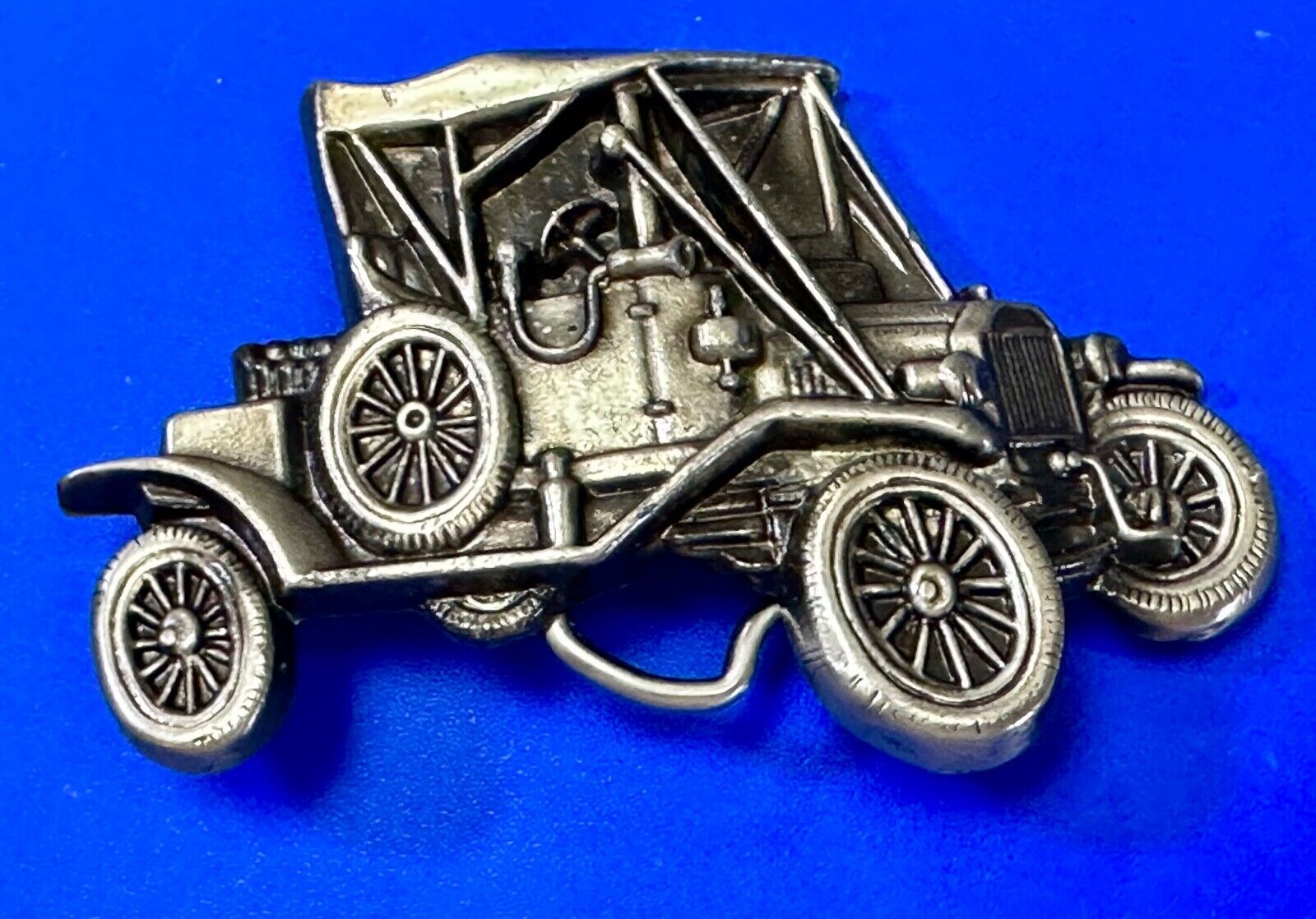 vintage Car Collectors Auto 30's? Cutout car shaped belt buckle