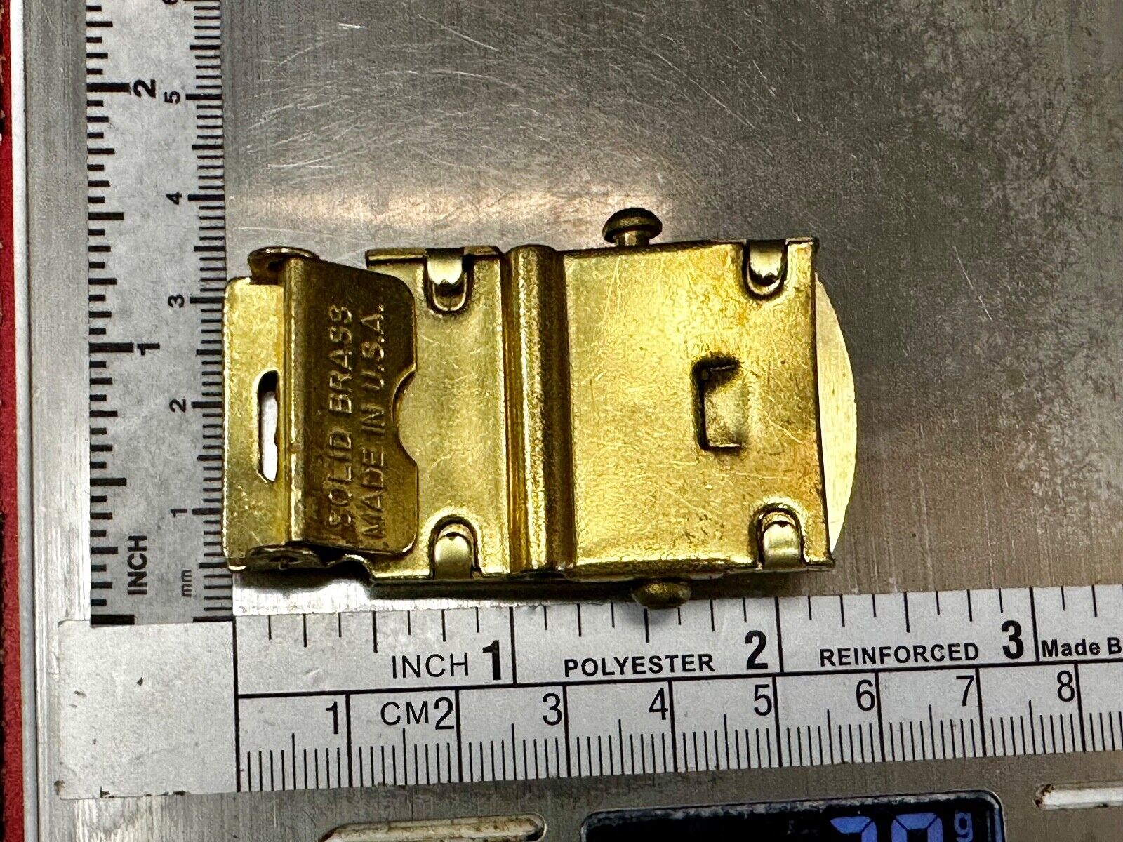 Tiger Cub Scout Replacement Solid Brass USA made Uniform Belt Buckle