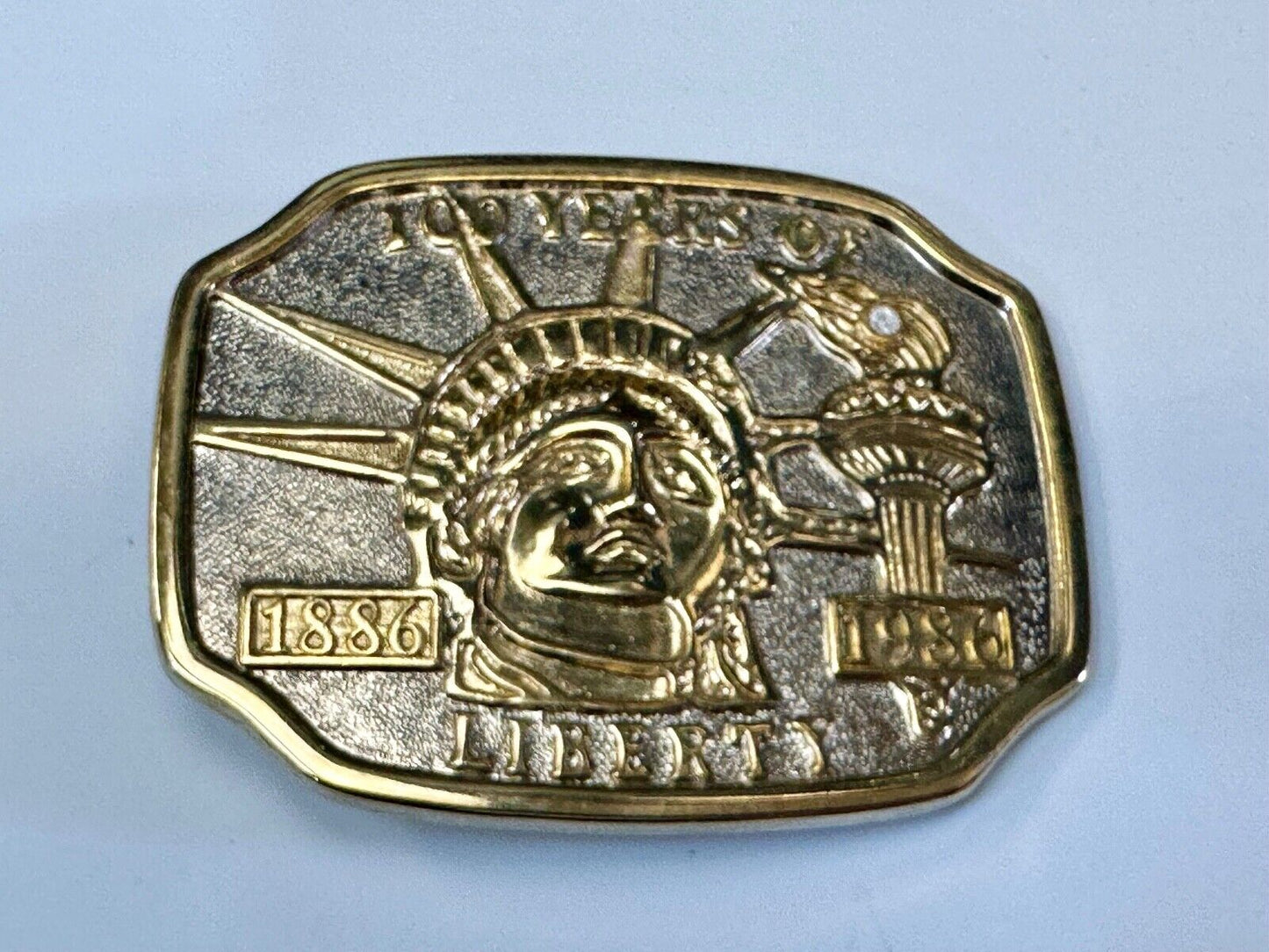 100 years of The Statue of Liberty New York City Commemorative  belt buckle