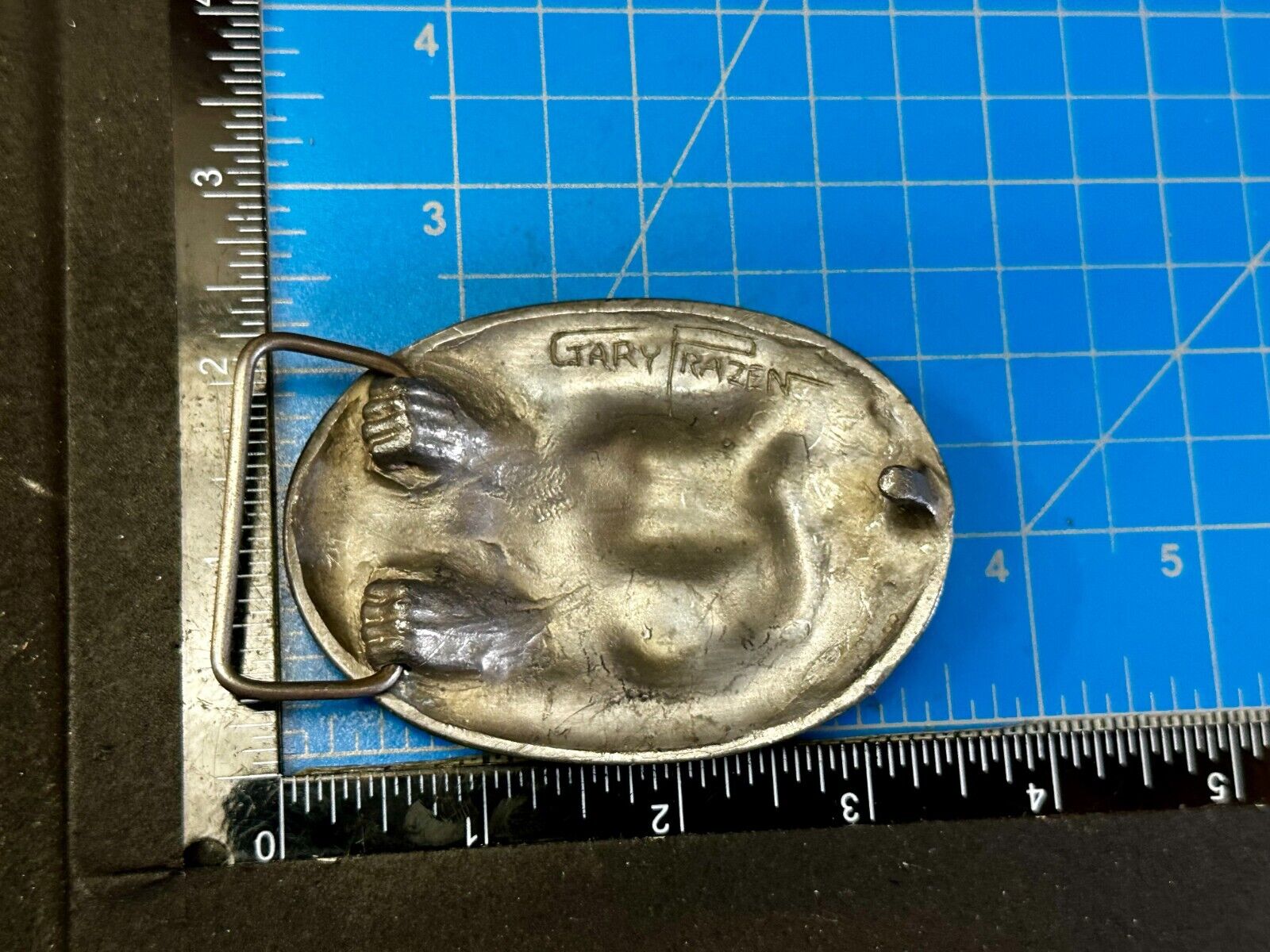 Andalex Wildcat Loadout Vintage Belt Buckle by Sculpture Artist Gary Frazen