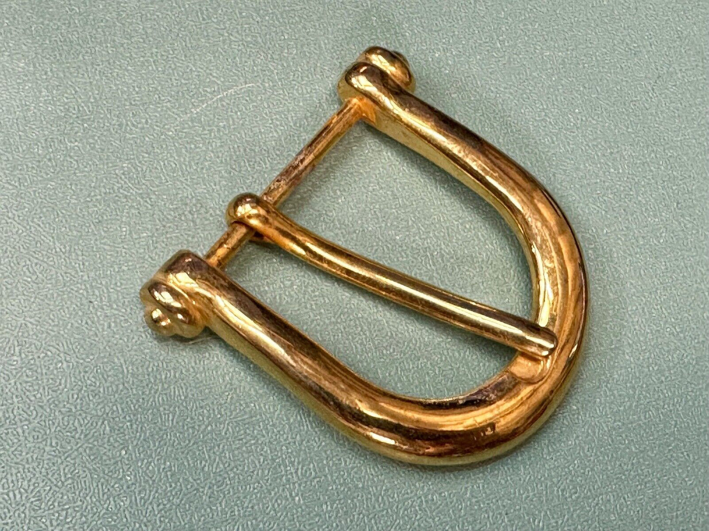 Vintage antique replacement smooth curves u shaped belt buckle