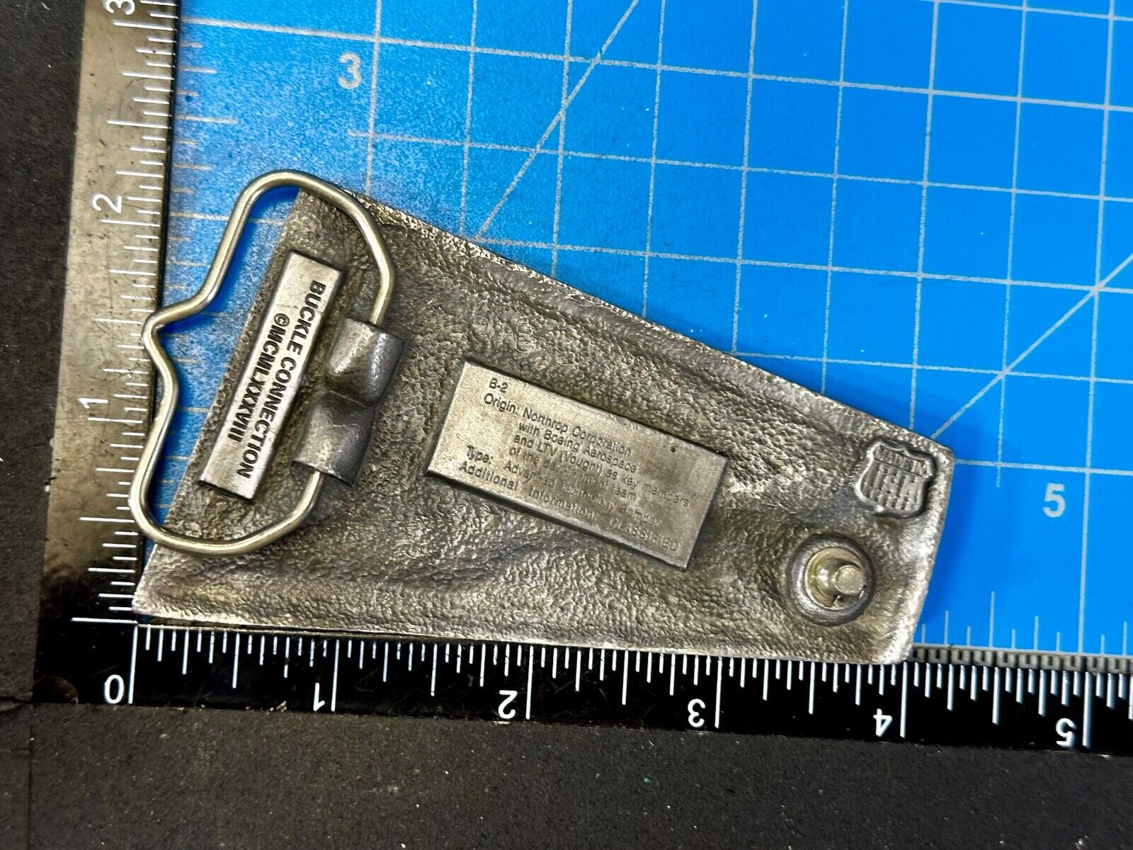 B-2 Stealth Advanced Technology Bomber US Aircraft Commemorative Belt Buckle