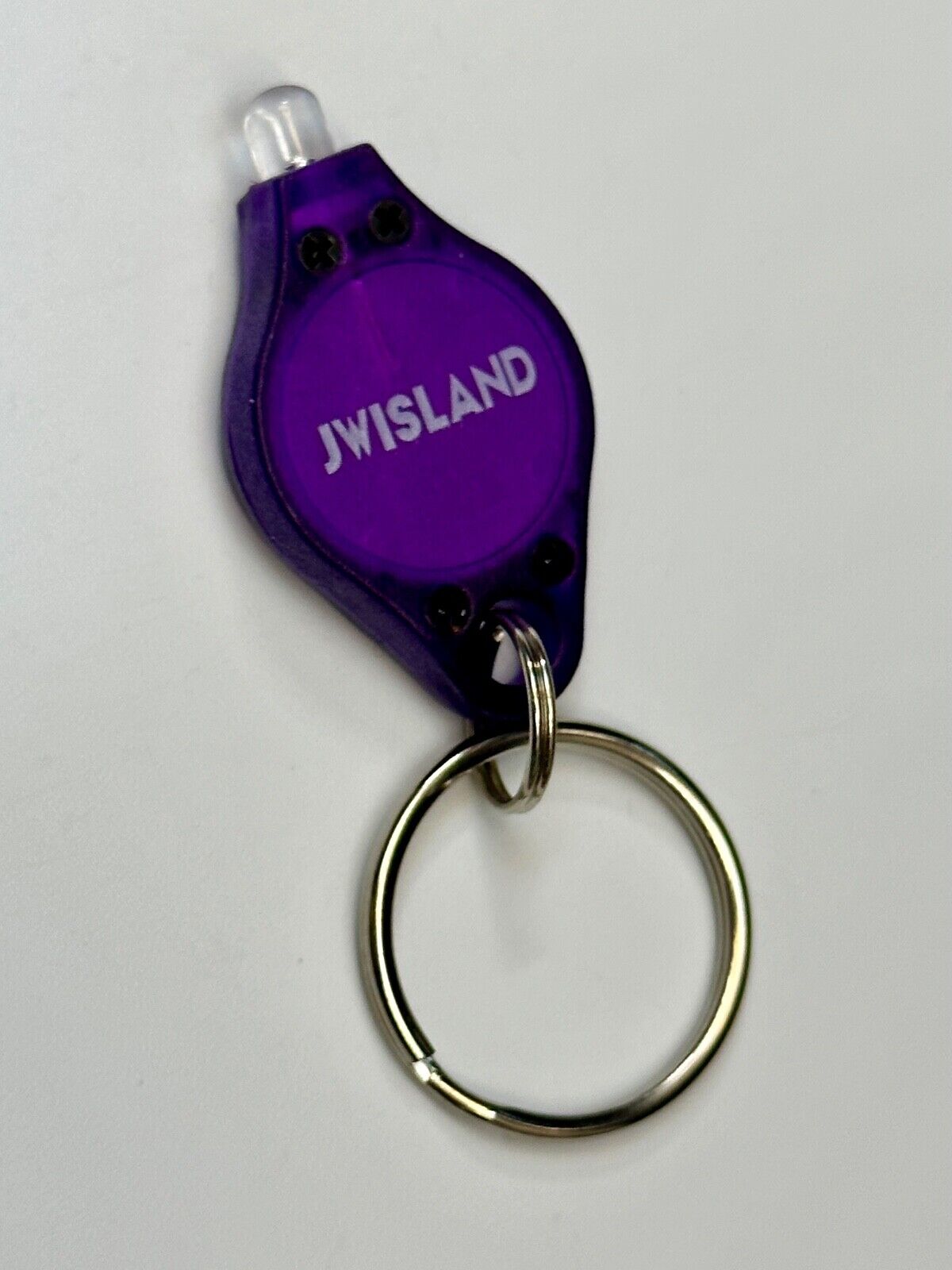 UV Mini LED Keychain Flashlight Black Light UV Lights Key Ring JWISLAND