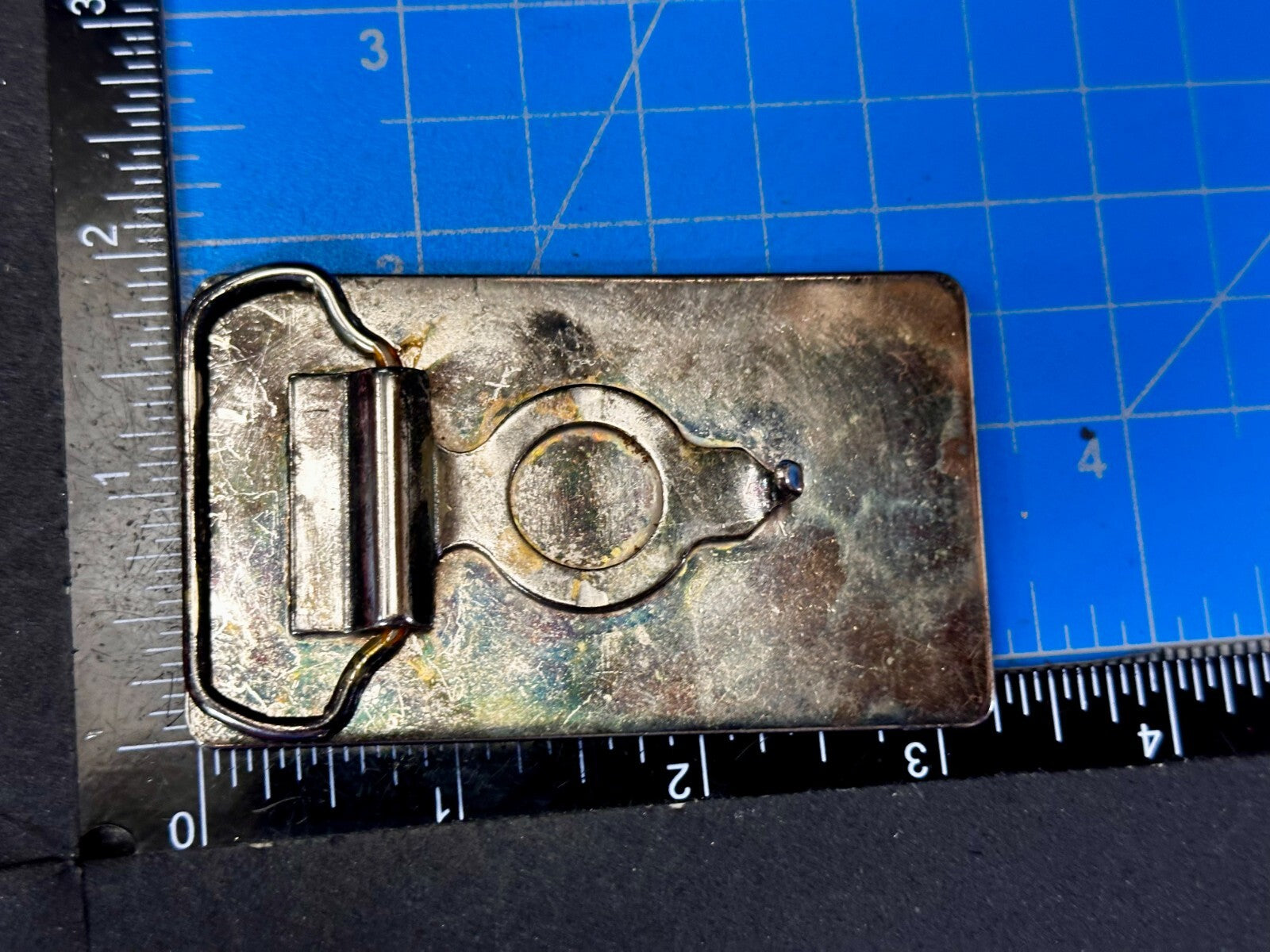 Alaska State Map Oil Pipe Line Vintage Commemorative Belt Buckle
