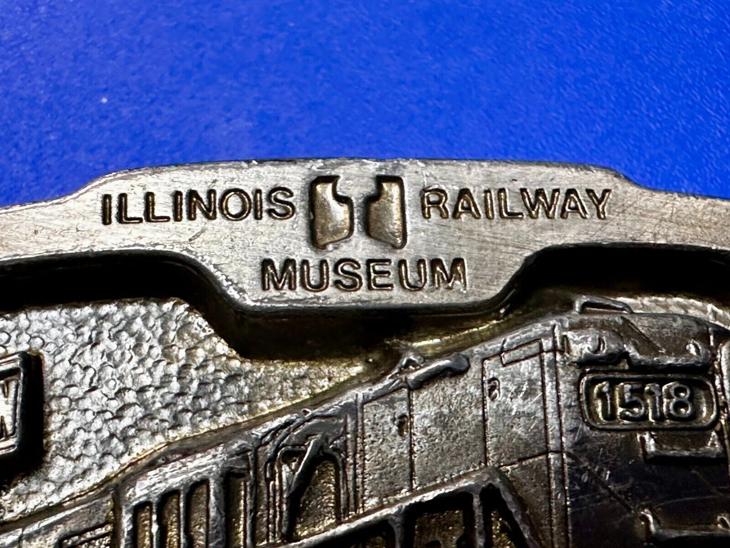 15q8 GPY North Western Train Engine Illinois RailWay Museum Belt Buckle