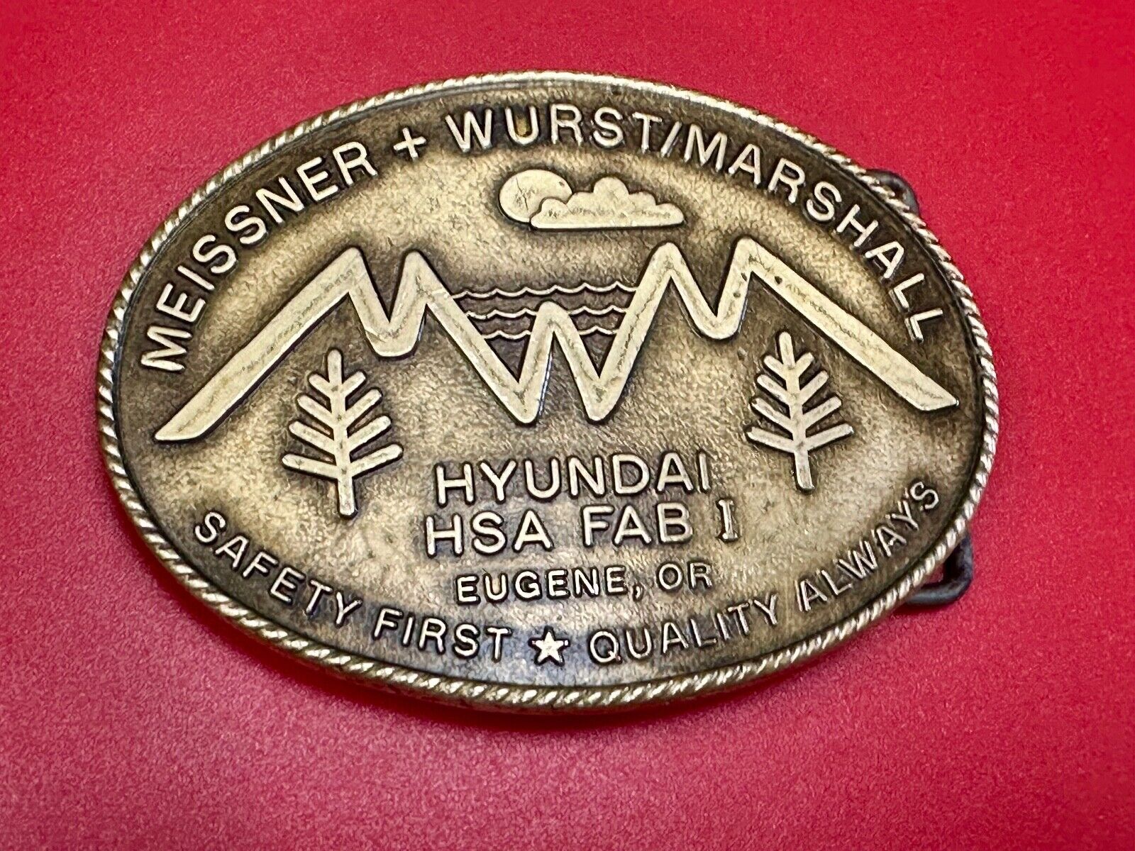 belt buckle Hyundai HSA FAB