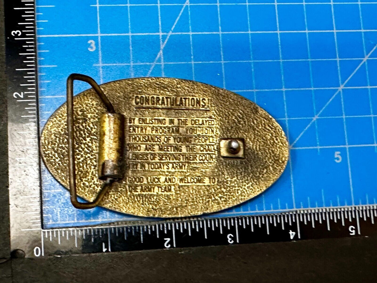 US Army Enlisted Soldier Delayed Entry Program United Staes Military Belt Buckle