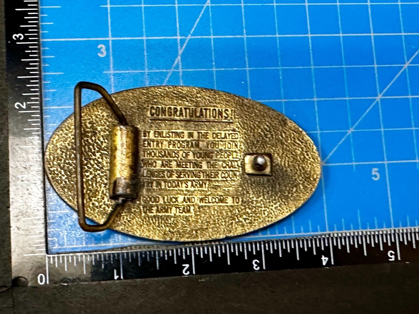 US Army Enlisted Soldier Delayed Entry Program United Staes Military Belt Buckle