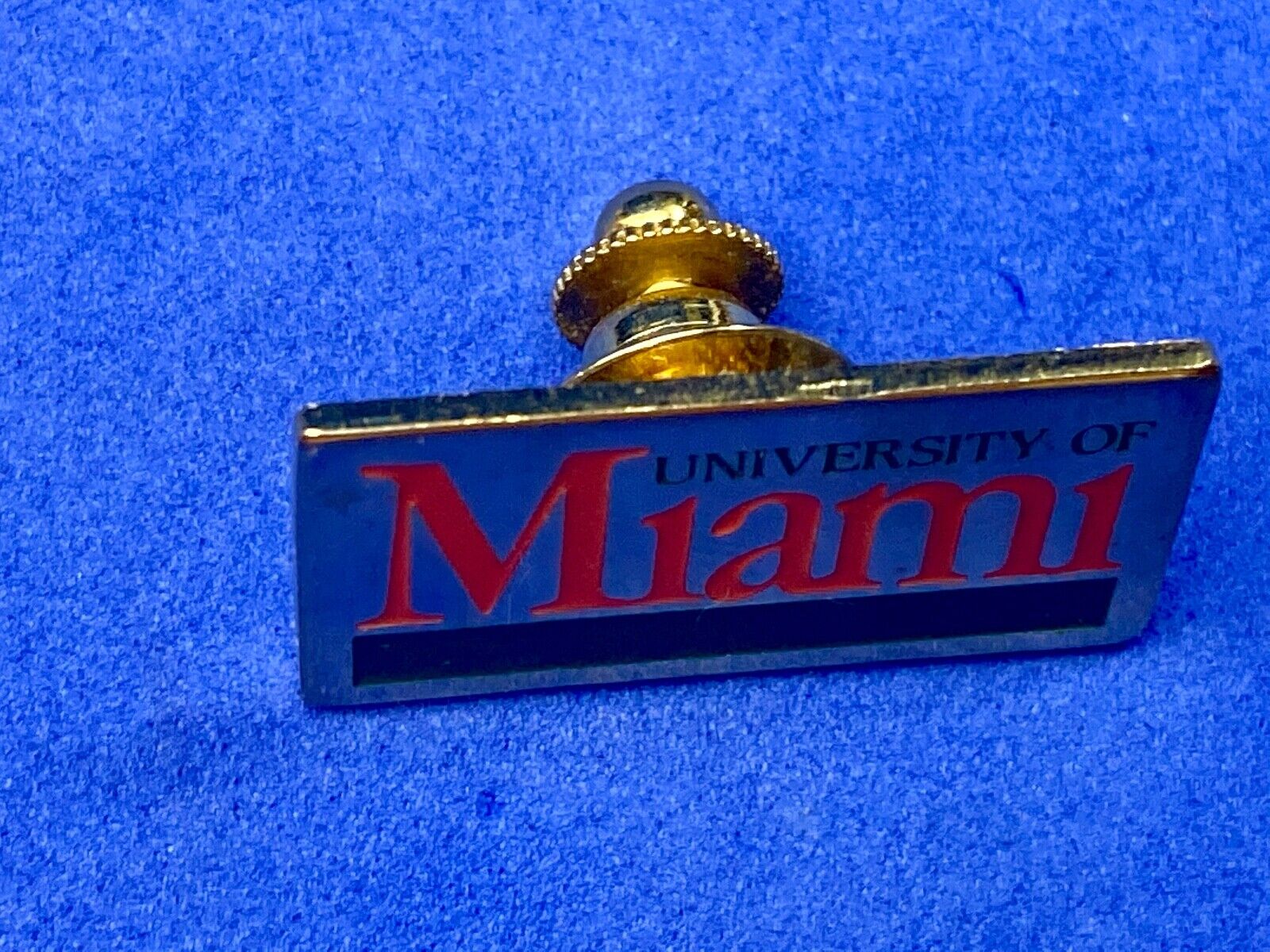 University of Miami Logo Tie Tack or Lapel Pin Imprinted San Diego CA