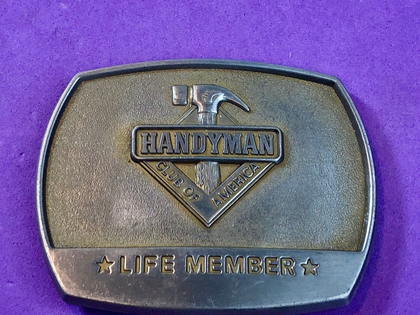 Vintage Handyman club of America Belt Buckle - Mom's Dads Wife Gift Belt Buckle 