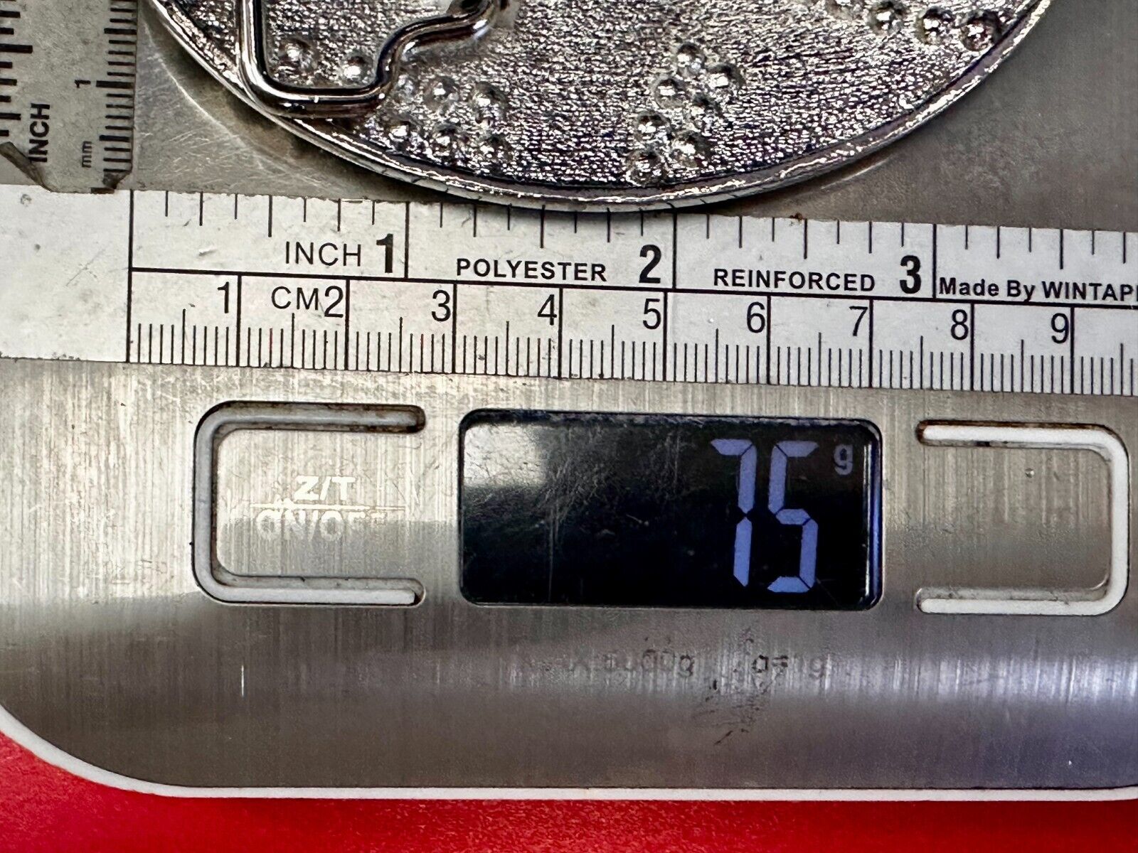 Unique Rhinestone Accented Black & Silver Tone Women's Oval Belt Buckle
