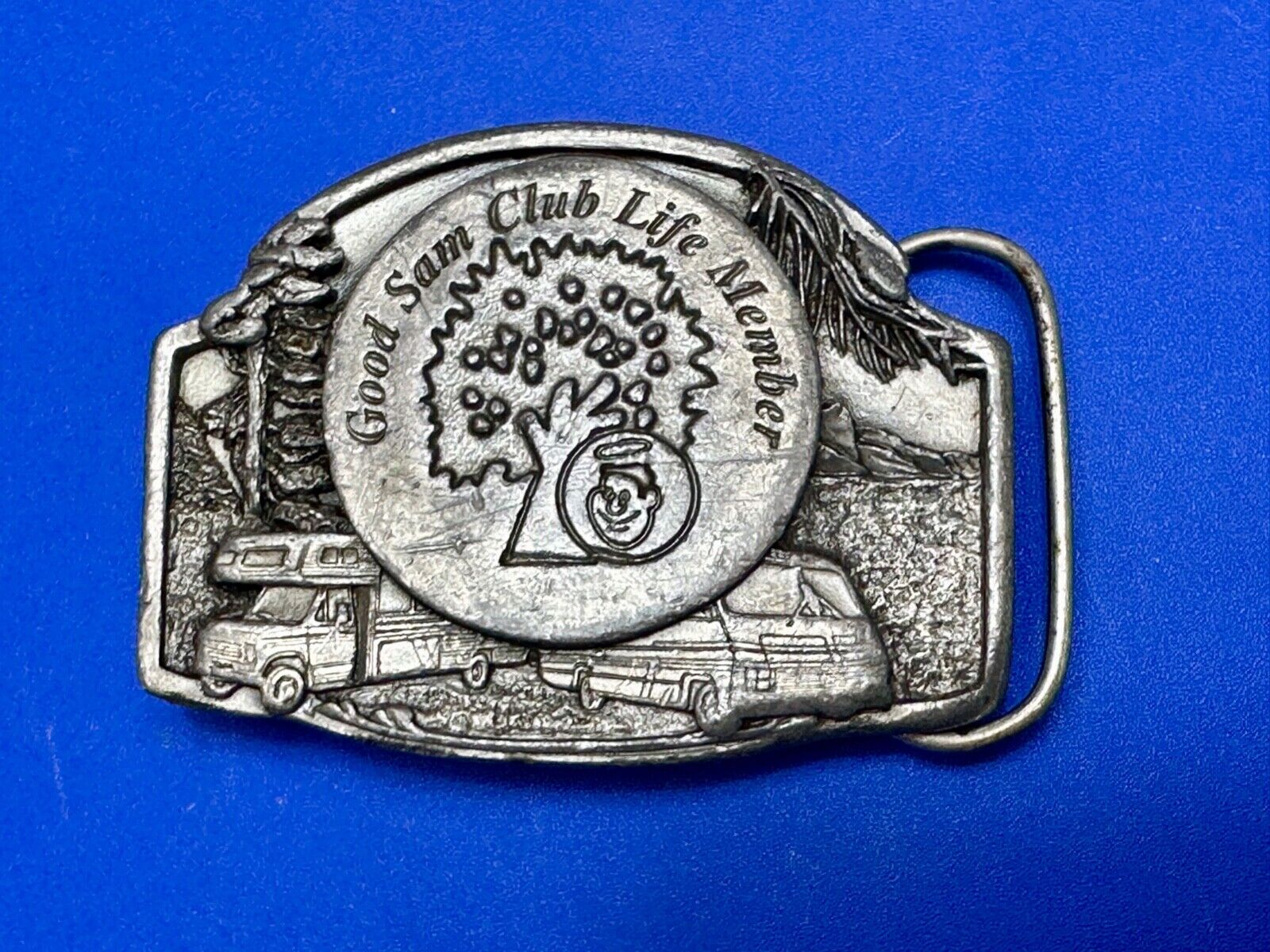Vintage Good Sam Club Life Member Belt Buckle