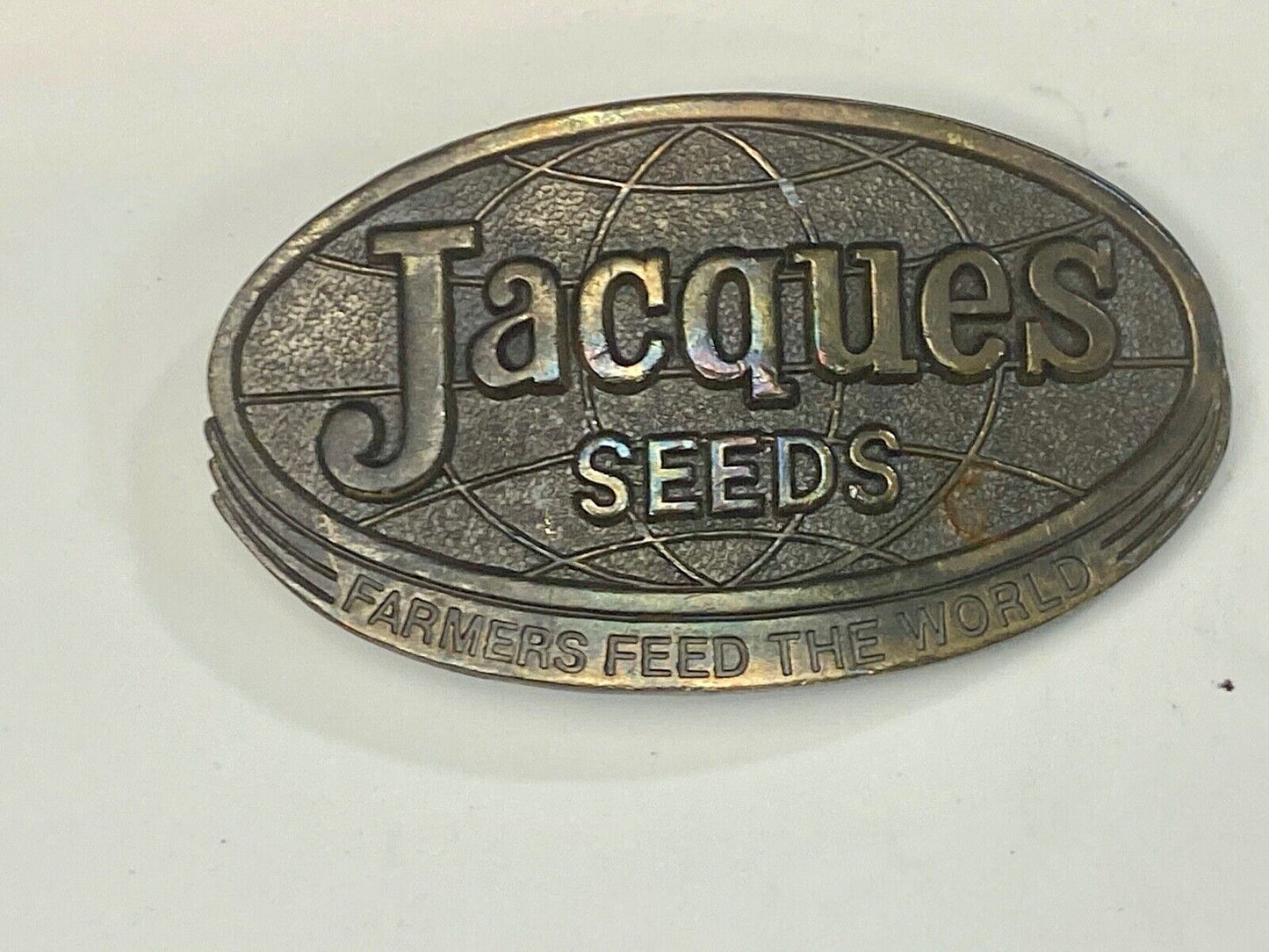 Vintage Jacques Seeds USA Farming Limited Edition 1977 Belt Buckle by Lewis 