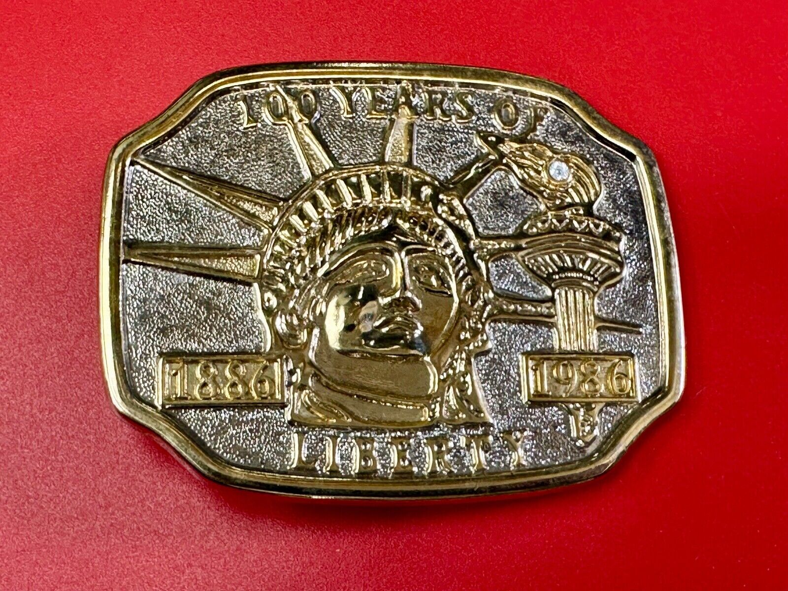 100 years of The Statue of Liberty New York City Commemorative  belt buckle