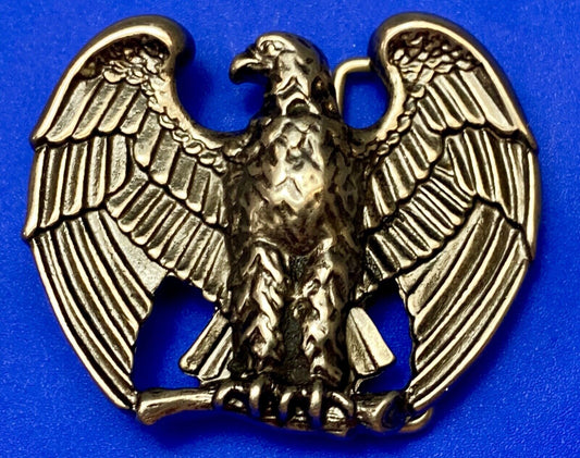 Vintage Avon Majestic Patriotic American Eagle Wings Spread Metal Belt Buckle