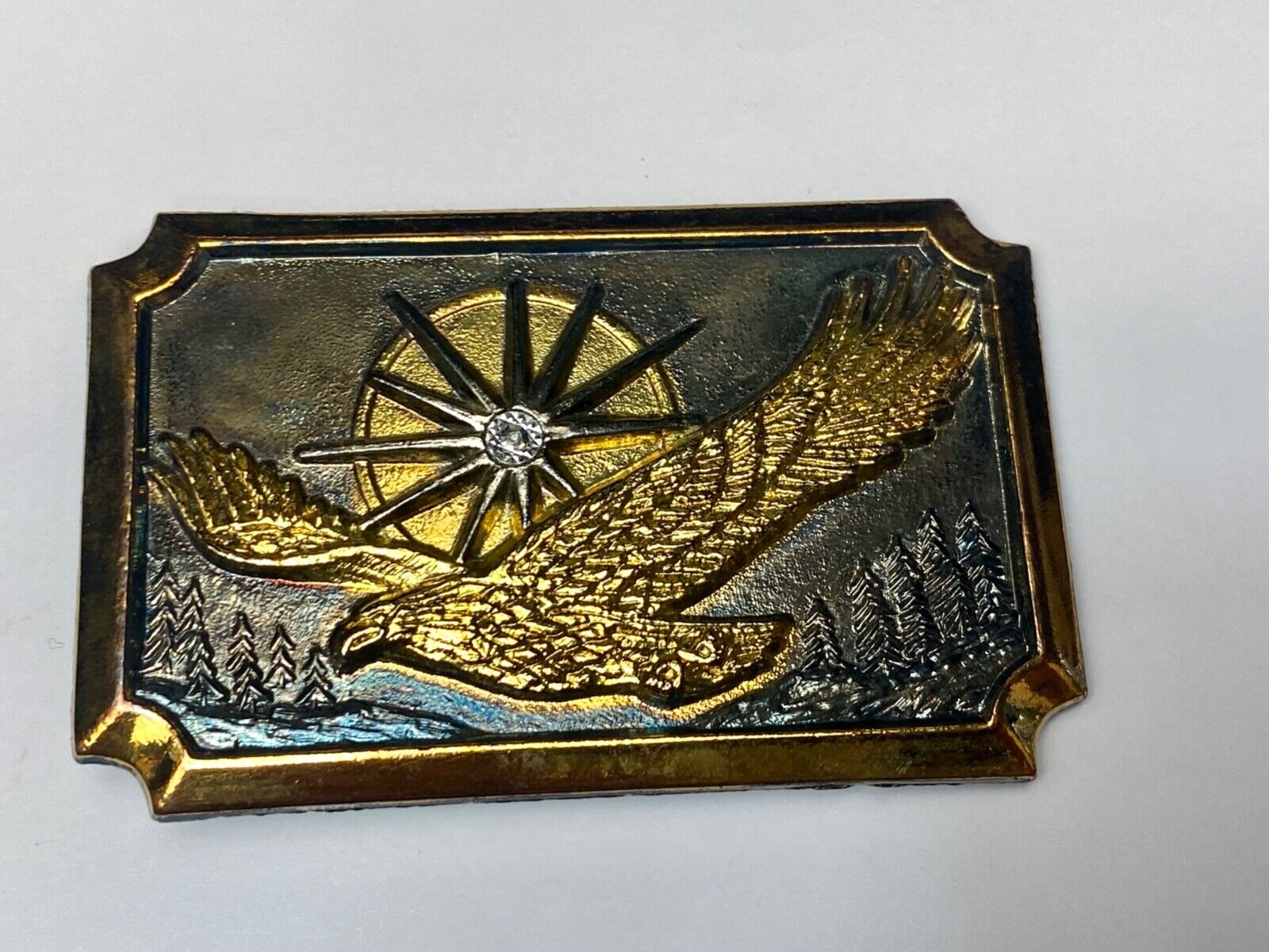 200 year celebration of American Eagle commemorative Vintage belt buckle