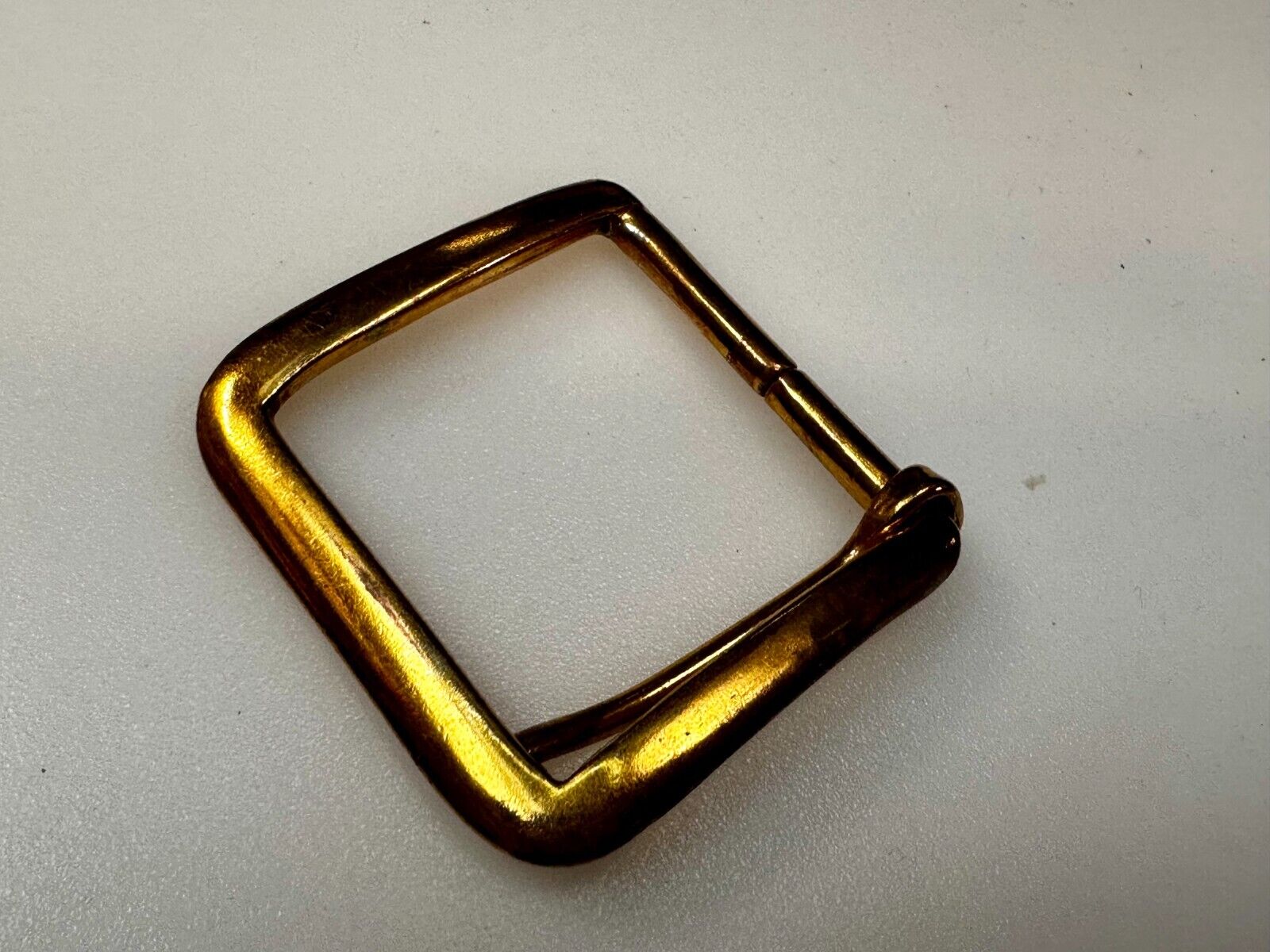 2" Wide Vintage Brass Tone Replacement Belt Buckle