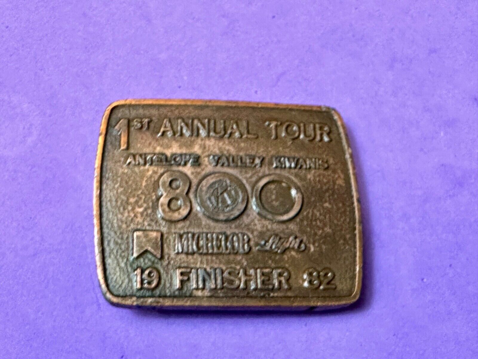 Antelope Valley 800 Kiwanis Finisher Belt Buckle 1st Annual Tour