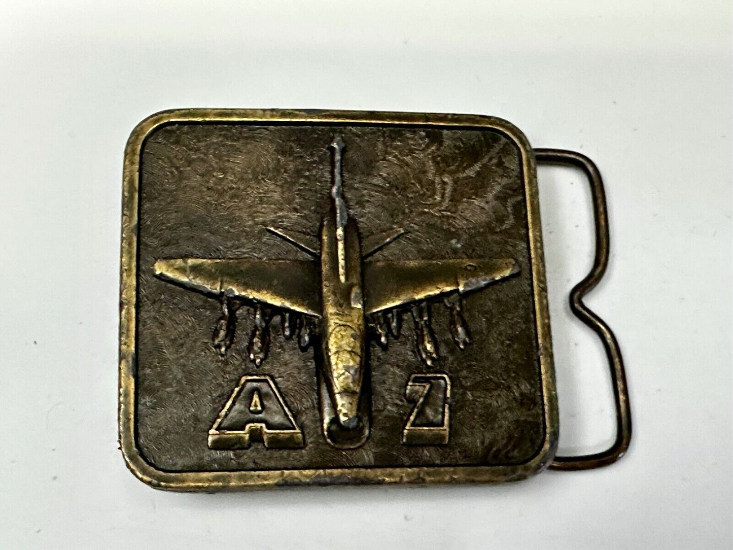 Airplane A7 Plane Corsair II Aircraft  1977 The Buckle Connection Belt Buckle