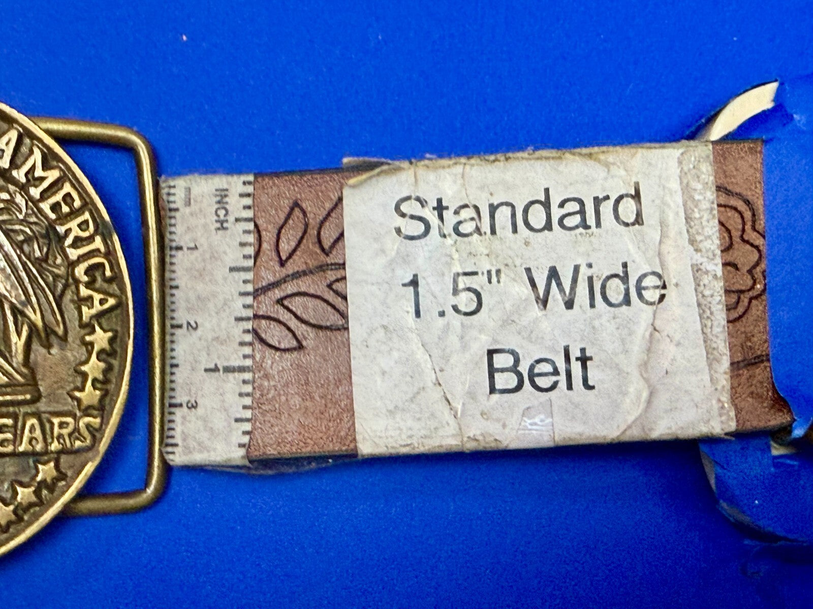 United States Of America 200 Years Of Liberty Solid Brass Belt Buckle Taiwan
