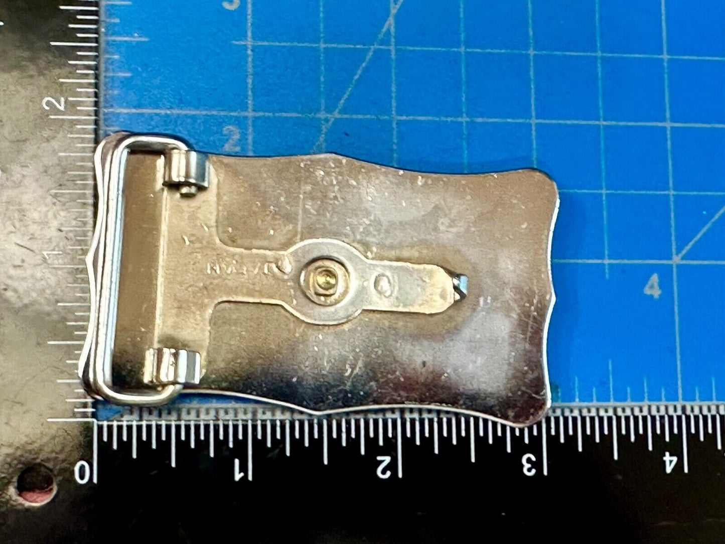 Vintage Cowboy Saddle Bronc western belt buckle Made in Japan